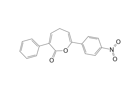 2(5H)-Oxepinone, 7-(4-nitrophenyl)-3-phenyl-