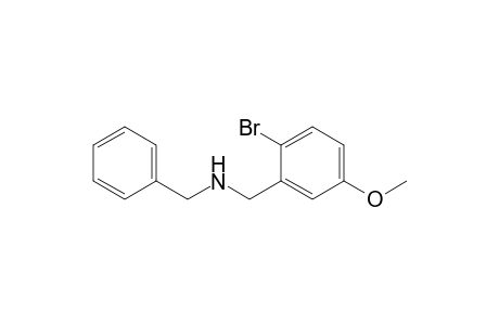 benzyl-(2-bromo-5-methoxy-benzyl)amine