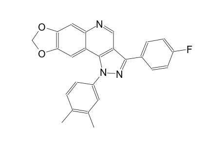 1-(3,4-dimethylphenyl)-3-(4-fluorophenyl)-1H-[1,3]dioxolo[4,5-g]pyrazolo[4,3-c]quinoline