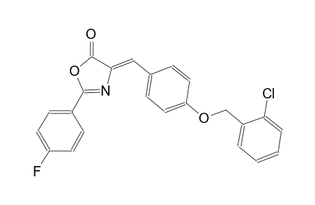 (4Z)-4-{4-[(2-chlorobenzyl)oxy]benzylidene}-2-(4-fluorophenyl)-1,3-oxazol-5(4H)-one