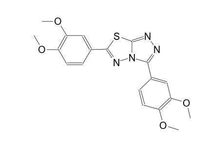 3,6-bis(3,4-dimethoxyphenyl)[1,2,4]triazolo[3,4-b][1,3,4]thiadiazole