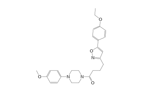 piperazine, 1-[4-[5-(4-ethoxyphenyl)-3-isoxazolyl]-1-oxobutyl]-4-(4-methoxyphenyl)-