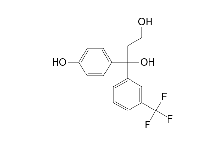 3-trifluoromethyl-4'-hydroxy-.alpha.-[hydroxyethyl]benzhydrol