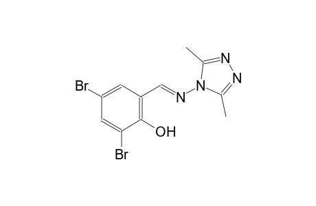 phenol, 2,4-dibromo-6-[(E)-[(3,5-dimethyl-4H-1,2,4-triazol-4-yl)imino]methyl]-