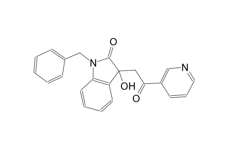1-benzyl-3-hydroxy-3-[2-oxo-2-(3-pyridinyl)ethyl]-1,3-dihydro-2H-indol-2-one