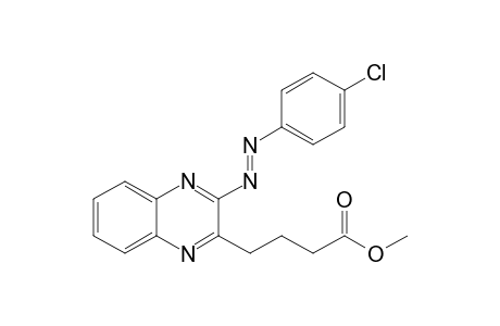 Methyl 4-[3'-(p-chlorophenyl)azoquinoxalin-2'-yl]-butanoate