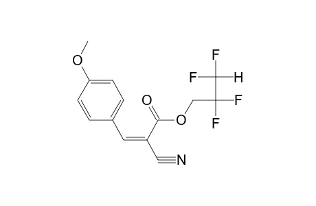 2,2,3,3-Tetrafluoropropyl (2Z)-2-cyano-3-(4-methoxyphenyl)-2-propenoate