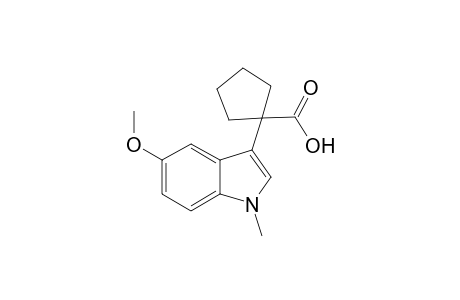 1-(5'-Methoxy-1'-methyl-1H-indol-3'-yl)-cyclopentane-1-carboxylic Acid