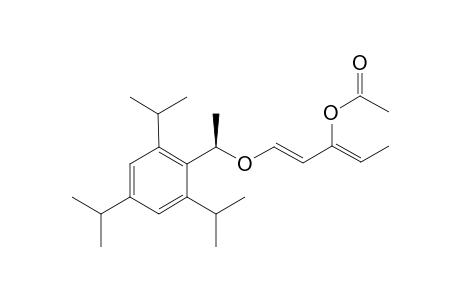 (+)-(1E,3E and 1E,3Z,1'R)-1-[1'-(2,4,6-Triisopropylphenylethoxy)]penta-1,3-dien-3-yl acetate