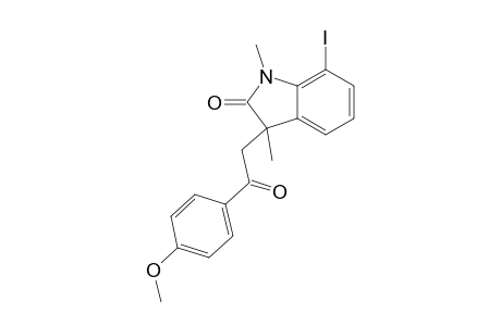 7-Iodo-3-[2-(4-methoxy-phenyl)-2-oxo-ethyl]-1,3-dimethyl-indolin-2-one
