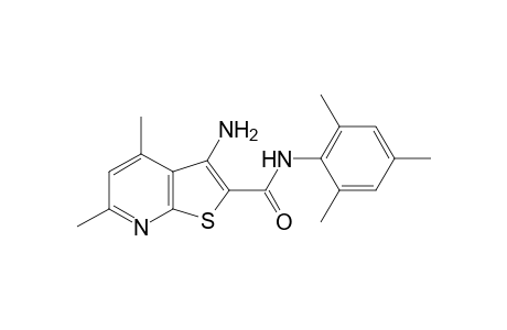 3-Amino-4,6-dimethyl-N-(2,4,6-trimethylphenyl)-2-thieno[2,3-b]pyridinecarboxamide
