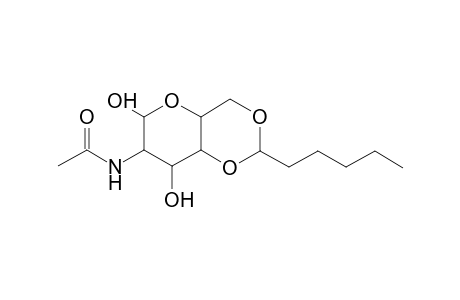 alpha,beta-D-GLUCOSE, 2-ACETAMIDO-2-DEOXY-4,6-O-HEXYLIDEN-