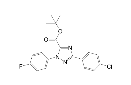 tert-Butyl 3-(4-chlorophenyl)-1-(4-fluorophenyl)-1H-1,2,4-triazole-5-carboxylate