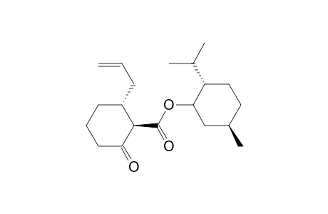 (1R-(1.alpha.(6R*)2.beta.,5.alpha.))-5-methyl-2-(1-methylethyl)cyclohexyl ester of 2-oxo-6-(2-propenyl)-cyclohexanecarboxylic acid