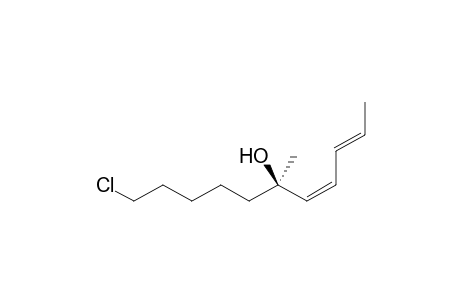 (2E,4Z,6R)-11-chloranyl-6-methyl-undeca-2,4-dien-6-ol