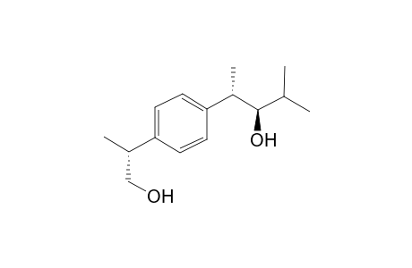 1-[(2RS)-1-Hydroxypropan-2-yl]-4-[(2SR,3RS)-3-hydroxy-4-methylpentan-2-yl]benzene