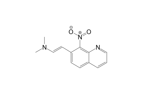 (trans)-7-[.beta.-(Dimethylamino)vinyl]-8-nitroquinoline