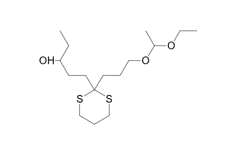 1-[2-[3-(1-ethoxyethoxy)propyl]-1,3-dithian-2-yl]-3-pentanol