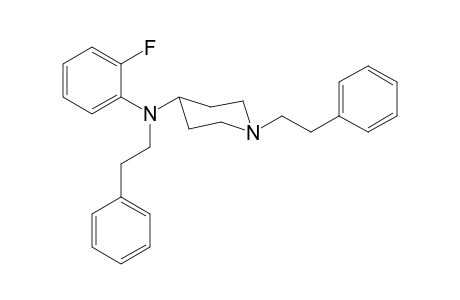 N-2-Fluorophenyl-1-(2-phenylethyl)-N-2-phenylethylpiperidin-4-amine