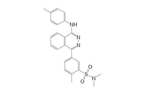 N,N,2-trimethyl-5-[4-(4-toluidino)-1-phthalazinyl]benzenesulfonamide