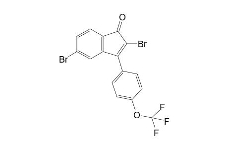 2,5-Dibromo-3-[4-(trifluoromethoxy)phenyl]-1H-inden-1-one