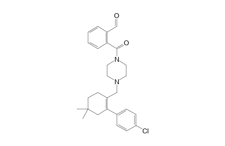 2-{4-[(4'-Chloro-5,5-dimethyl-3,4,5,6-tetrahydro-[1,1'-biphenyl]-2-yl)methyl]piperazine-1-carbonyl}benzaldehyde