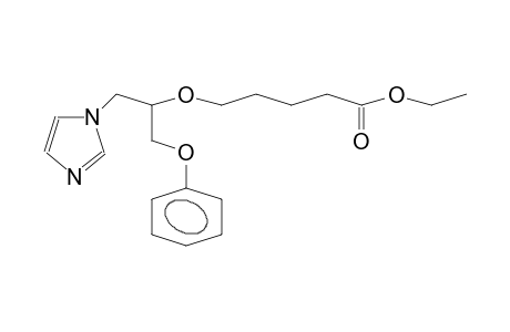 PENTANOIC ACID, 5-[1-(1H-IMIDAZOL-1-YL-METHYL)-2-PHENOXYETHOXY]-ETHYL ESTER