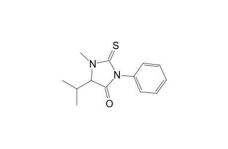 5-isopropyl-1-methyl-3-phenyl-2-thioxo-4-imidazolidinone