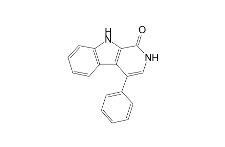 4-Phenyl-2,9-dihydro-1H-.beta.-carbolin-1-one