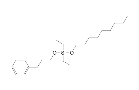 Silane, diethylnonyloxy(3-phenylpropoxy)-