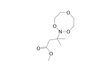 3-Methyl-3-[1,3,6,2]trioxazocan-2-yl-butyric acid methyl ester