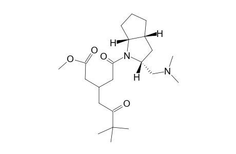 Methyl 6,6-Dimethyl-5-oxo-3-[2-[3-(N'N'-diethylaminomethyl)-2-azabicyclo[3.3.0]oct-2-yl]-2-oxoethyl]heptanoamide