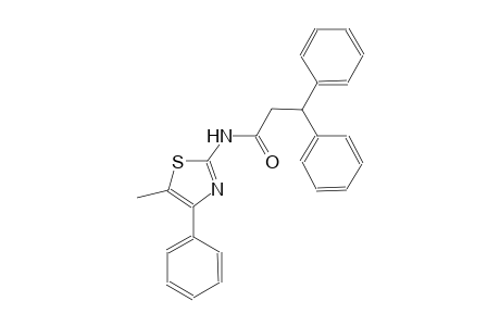 N-(5-methyl-4-phenyl-1,3-thiazol-2-yl)-3,3-diphenylpropanamide