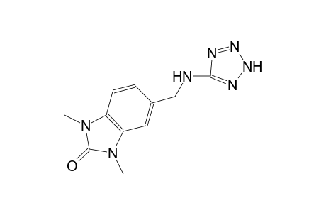 2H-benzimidazol-2-one, 1,3-dihydro-1,3-dimethyl-5-[(2H-tetrazol-5-ylamino)methyl]-