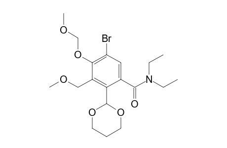 5-Bromo-2-[1',3']dioxane-2'-yl-N,N-diethyl-4-methoxymethoxy-3-methoxymethylbenzamide