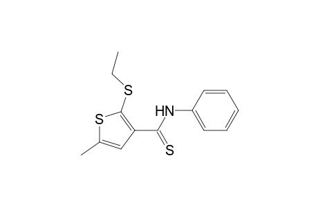 3-Thiophenecarbothioamide, 2-(ethylthio)-5-methyl-N-phenyl-