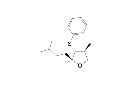 (2S,3R,4S)-2,4-dimethyl-2-(3-methylbutyl)-3-(phenylthio)oxolane
