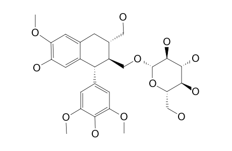(-)-5'-METHOXY-ISOLARICIRESINOL-3-ALPHA-O-BETA-D-GLUCOPYRANOSIDE