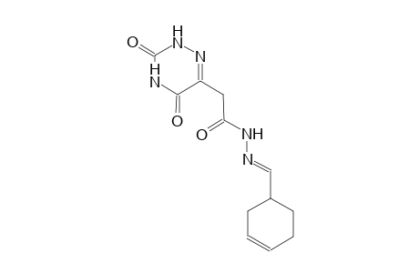 1,2,4-triazine-6-acetic acid, 2,3,4,5-tetrahydro-3,5-dioxo-, 2-[(E)-3-cyclohexen-1-ylmethylidene]hydrazide