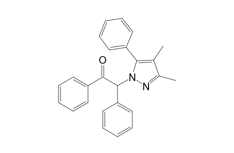 2-(3,4-dimethyl-5-phenylpyrazol-1-yl)-1,2-di(phenyl)ethanone