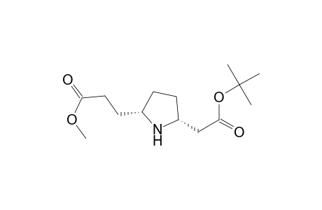 2-Pyrrolidinepropanoic acid, 5-[2-(1,1-dimethylethoxy)-2-oxoethyl]-, methyl ester, cis-