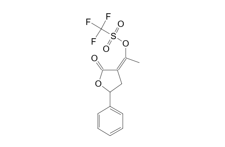 (1Z)-1-(2-Oxo-5-phenyldihydrofuran-3-ylidene)ethyl trifluoromethanesulfonate