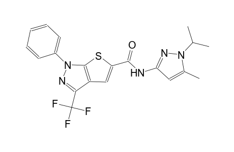 1H-thieno[2,3-c]pyrazole-5-carboxamide, N-[5-methyl-1-(1-methylethyl)-1H-pyrazol-3-yl]-1-phenyl-3-(trifluoromethyl)-