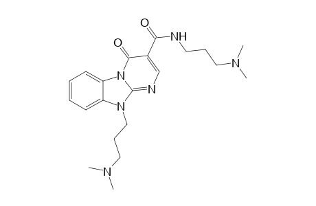N,10-bis[3-(dimethylamino)propyl]-4-keto-pyrimido[1,2-a]benzimidazole-3-carboxamide