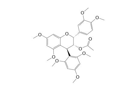 EPICATECHIN-(4-BETA->2)-PHLOROGLUCINOL-HEPTA-O-METHYLETHER-3-O-ACETATE