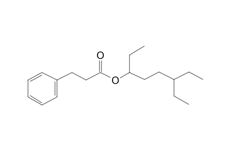 Benzenepropanoic acid, 6-ethyl-3-octyl ester