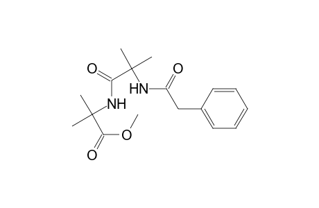 Alanine, 2-methyl-N-[2-methyl-N-(phenylacetyl)alanyl]-, methyl ester
