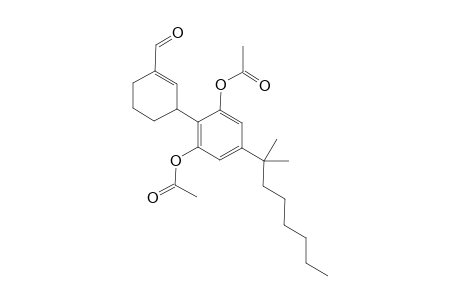 2'-(1-formylcyclohexen-3-yl)-5'-(1,1-dimethylheptyl)resorcinol diacetate