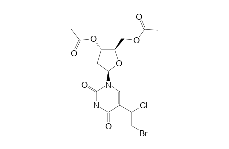 5-(1-CHLORO-2-BrOMOETHYL)-3',5'-DI-O-2'-DEOXYURIDINE;DIASTEREOMER-#1