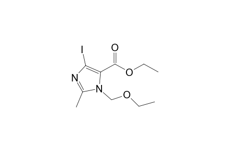 3-Ethoxymethyl-5-iodo-2-methyl-3H-imidazole-4-carboxylic acid ethyl ester